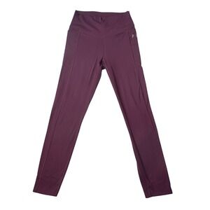 PINK Leggings Womens Small Purple Ultimate High Waist Pocket Yoga Athletic